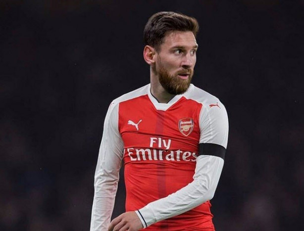 Foto - Messi başka takımların formasını giyerse... 