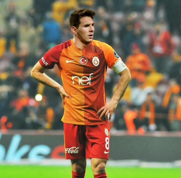 Foto - Messi başka takımların formasını giyerse... 