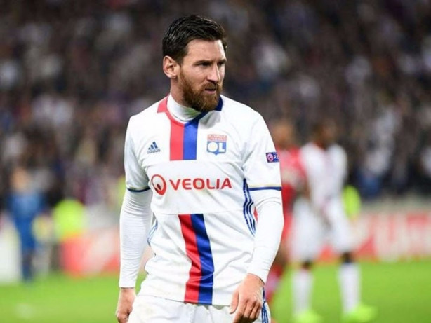 Foto - Messi başka takımların formasını giyerse... 