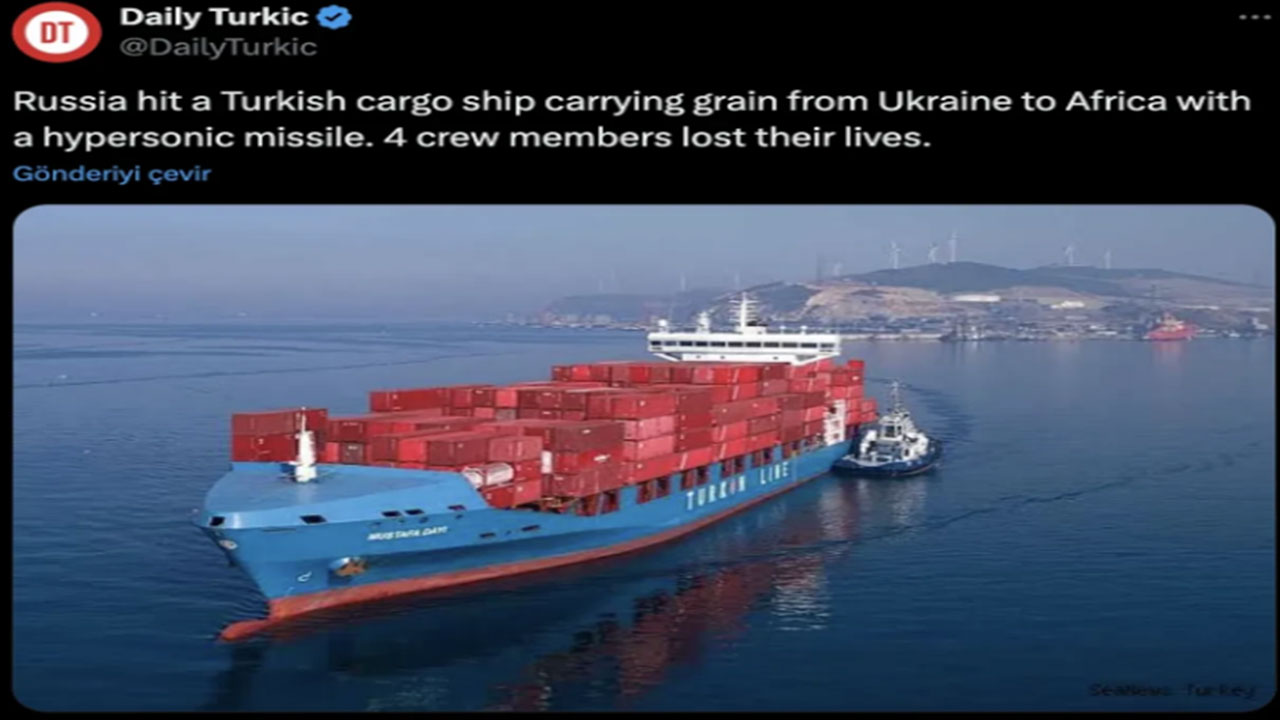 Foto - Mesut Hakkı Caşın 'füzeyle saldırdılar' demişti! Rusya Türk gemisini mi vurdu?