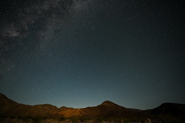 Meteor yağmuru objektiflere yansıdı