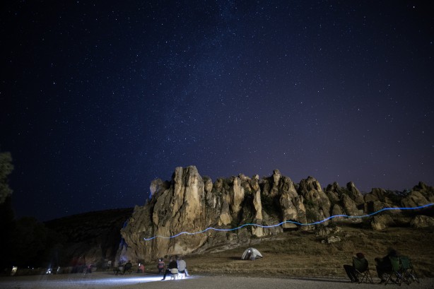 Foto - Meteor yağmuruna bir de Tarihi Frig Vadisi'nden bakın! İnanılmaz anlar...