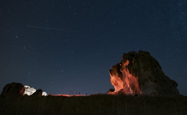 Foto - Meteor yağmuruna bir de Tarihi Frig Vadisi'nden bakın! İnanılmaz anlar...