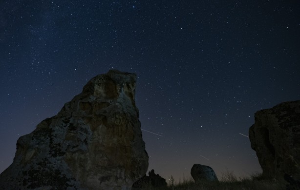 Foto - Meteor yağmuruna bir de Tarihi Frig Vadisi'nden bakın! İnanılmaz anlar...