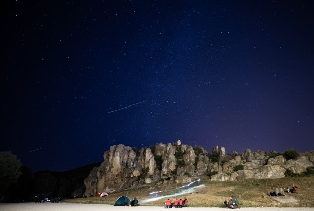 Foto - Meteor yağmuruna bir de Tarihi Frig Vadisi'nden bakın! İnanılmaz anlar...