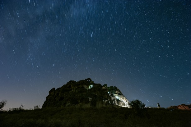 Foto - Meteor yağmuruna bir de Tarihi Frig Vadisi'nden bakın! İnanılmaz anlar...