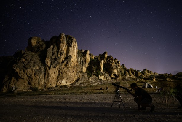 Foto - Meteor yağmuruna bir de Tarihi Frig Vadisi'nden bakın! İnanılmaz anlar...
