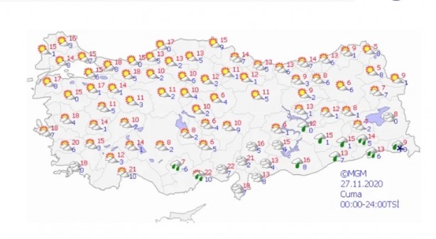 Foto - Meteoroloji harita verip uyardı! Sağanak yağış ve kar fırtınası geliyor