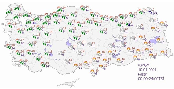 Foto - Meteoroloji kar yağacak illeri açıkladı
