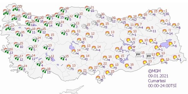 Foto - Meteoroloji kar yağacak illeri açıkladı