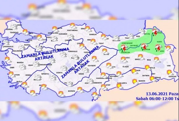 Foto - Meteoroloji saat verip uyardı! İstanbul'da sağanak yağış beklentisi