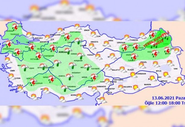 Foto - Meteoroloji saat verip uyardı! İstanbul'da sağanak yağış beklentisi