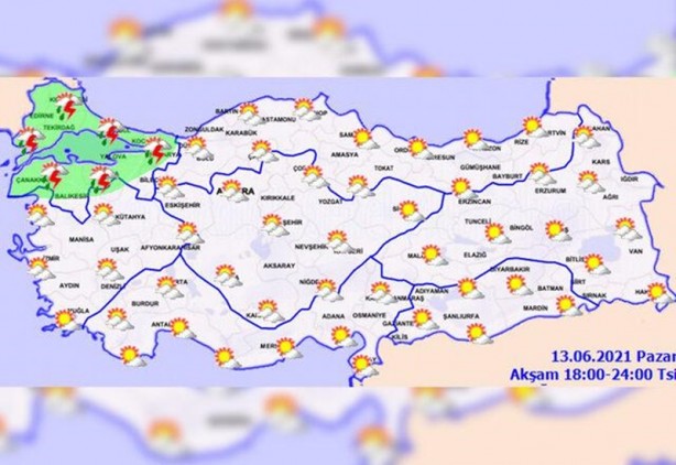 Foto - Meteoroloji saat verip uyardı! İstanbul'da sağanak yağış beklentisi