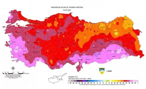 Foto - Meteoroloji tarih verdi! 50 derece olacak