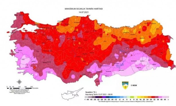 Foto - Meteoroloji tarih verdi! 50 derece olacak