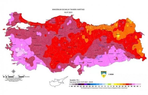 Foto - Meteoroloji tarih verdi! 50 derece olacak