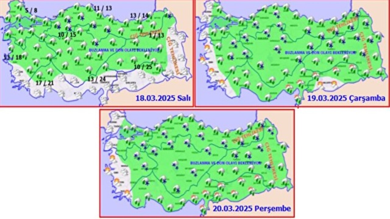 Foto - Meteoroloji tarih verdi! O illere kar yağışı geri dönüyor