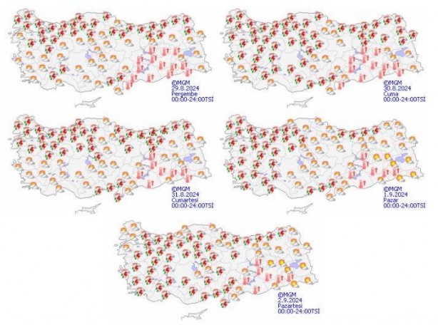Foto - Meteoroloji uyarıyor! Bu illerde yaşayanlar dikkat