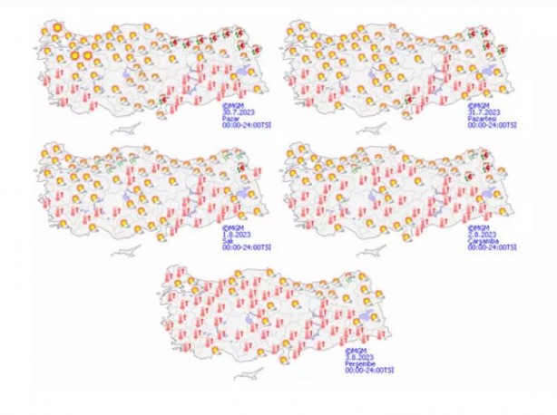 Foto - Meteoroloji yeni raporu paylaştı! Sıcaklık tekrar artacak