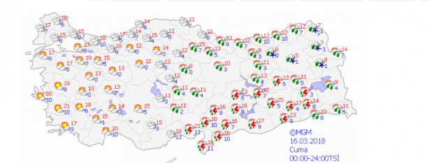 Foto - Meteoroloji'den hafta sonu için kuvvetli yağış uyarısı