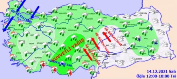 Foto - Meteoroloji'den kırmızı alarm! Kar geliyor İstanbul için tarih verildi