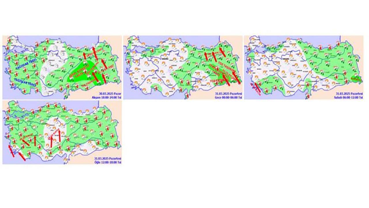 Foto - Meteoroloji’den kritik uyarı! 6 ilde kuvvetli sağanak alarmı verildi