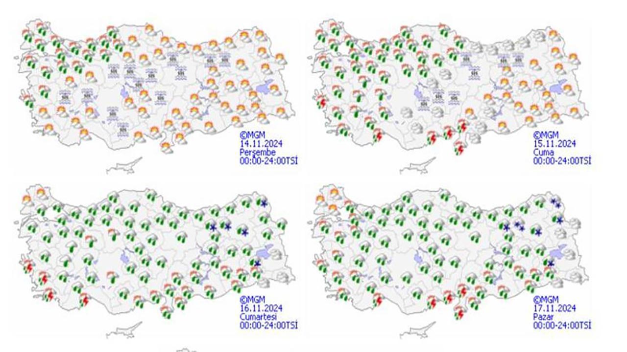 Foto - Meteoroloji’den sağanak ve kar alarmı! Yağışlar başlıyor, işte kritik tarih