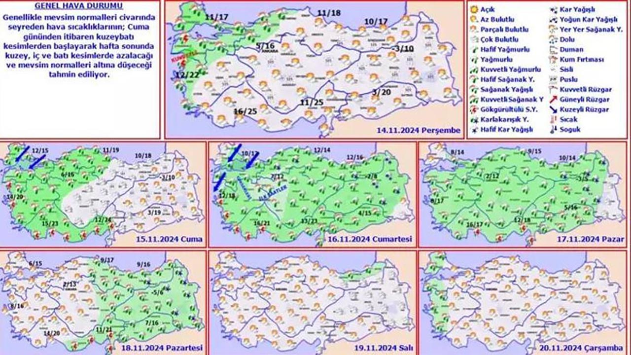 Foto - Meteoroloji’den sağanak ve kar alarmı! Yağışlar başlıyor, işte kritik tarih