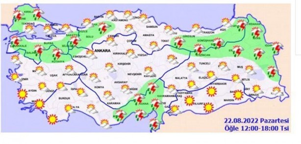 Foto - Meteoroloji'den yeni uyarı! Sağanak yağış geri dönüyor 