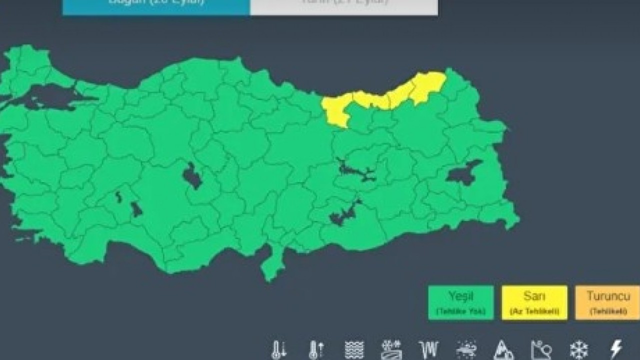 Foto - Meterolojiden 4 il için uyarı: Sarı alarm verildi!