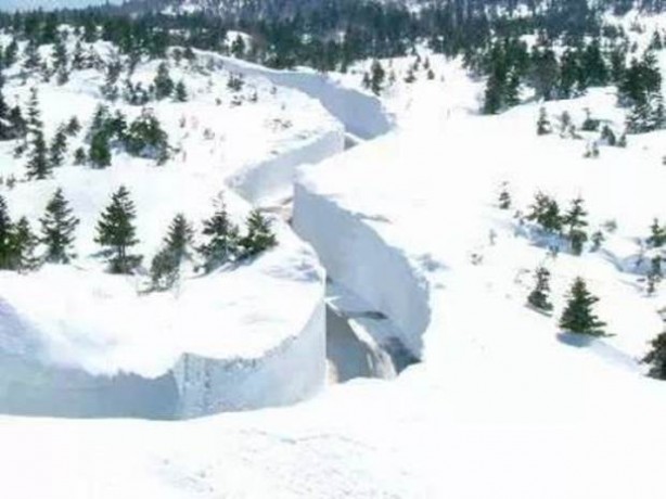 Foto - Metrelerce yağan kar görenleri şoke etti!