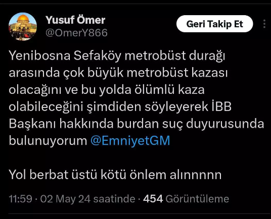 Foto - Metrobüs felaketi göz göre göre gelmiş! 2 Mayıs'ta yapılan paylaşım isyan ettirdi