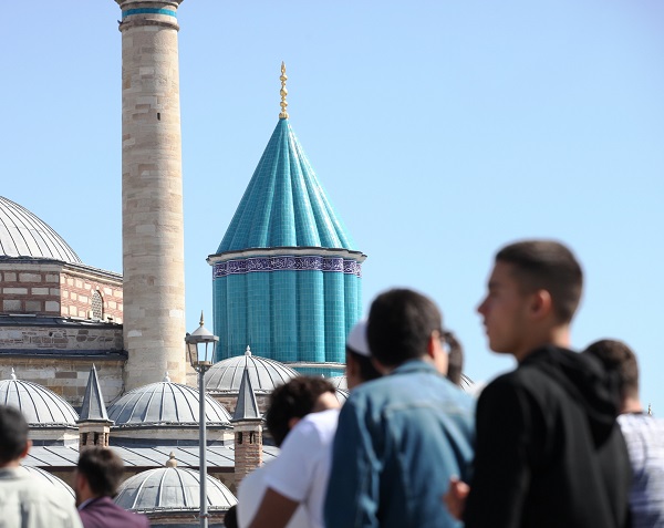 Foto - Mevlana Müzesinin yeşil kubbesi bu atölyeden