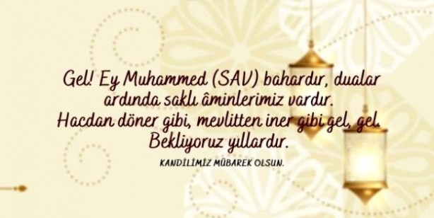 Foto - Mevlid Kandili mesajları en kısa en güzel en anlamlı Mevlid Kandili mesajları