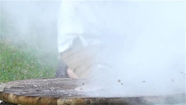 Foto - Meyvelerin içine erimiş tuz döktü!