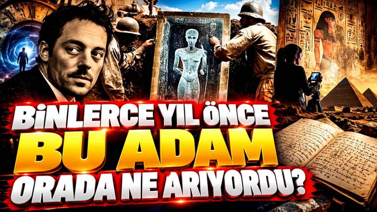Mezardan çıkan fotoğraf herkesi şaşkına çevirdi! Bu adam binlerce yıl önce orada ne arıyordu?