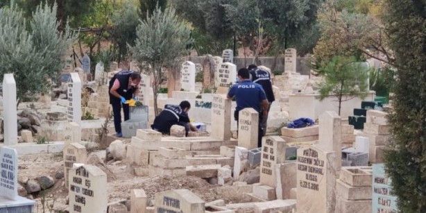 Foto - Mezarlıkta dehşete düşüren olay! Çantayı açan polisler korkunç görüntüyle karşılaştı