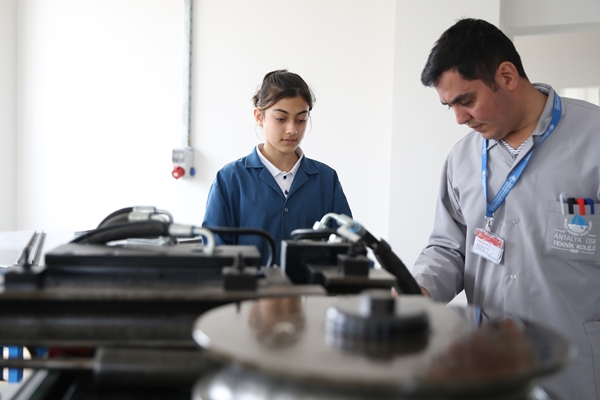 Foto - Mezun olduklarında sanayi sektörüne güç katacaklar!