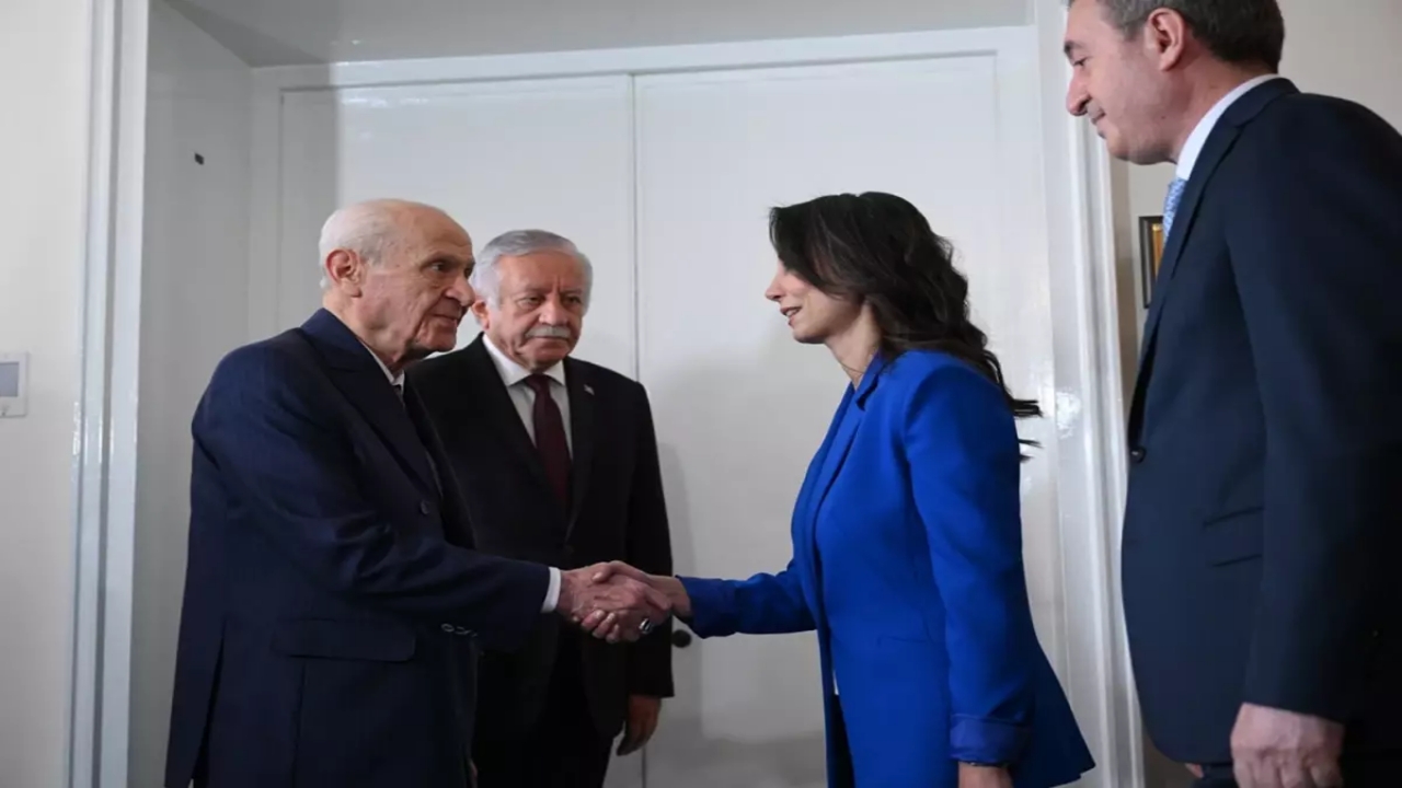 Foto - MHP-DEM Parti görüşmesi başladı! Bahçeli bakın nasıl karşıladı