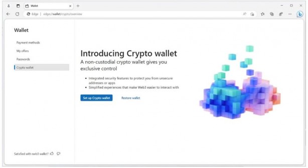 Microsoft’tan kripto para hamlesi! Edge'ye yeni özellik geliyor