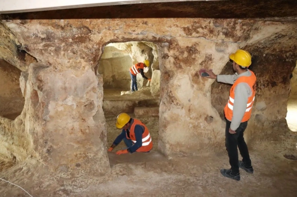 Foto - Midyat'ın beş bin yıllık yer altı şehrinde neler oluyor?