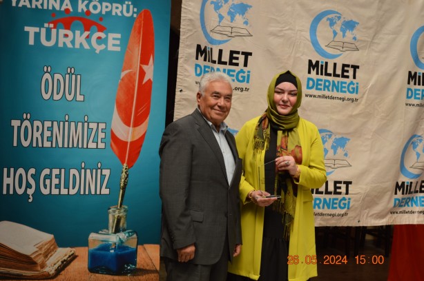 Foto - Millet Derneği’nin düzenlediği "Bugünden Yarına Köprü: Türkçe" Düz Yazı Yarışması Ödül Töreni Yapıldı