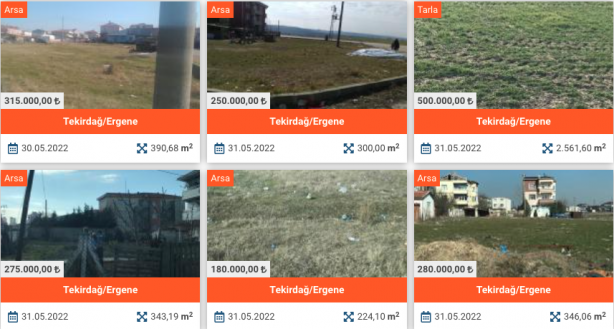 Foto - Milli Emlak arsa, tarla satışları! Satılık hazine arazileri ve metrekare fiyatları 2022!