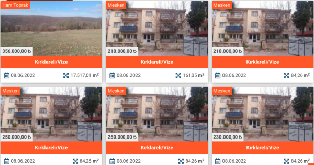 Foto - Milli Emlak arsa, tarla satışları! Satılık hazine arazileri ve metrekare fiyatları 2022!