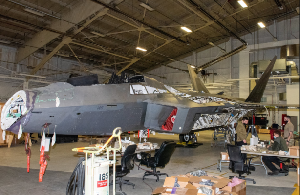 Foto - Milli Muharip Uçak ile kıyaslanıyordu! ABD'nin hiçbir ülkeye satmadığı F-22 Raptor'un görüntüleri sızdırıldı