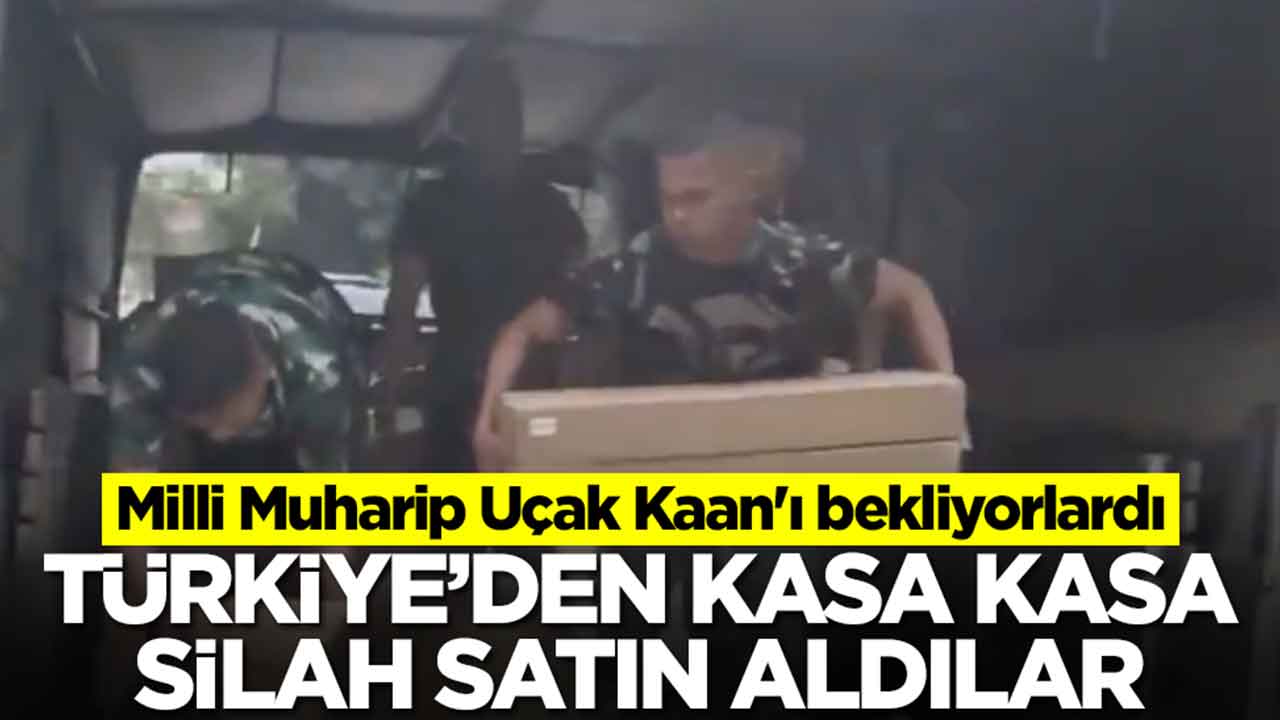 Milli Muhraip Uçak Kaan'ı bekliyorlardı: Türkiye'den kasa kasa silah satın aldılar