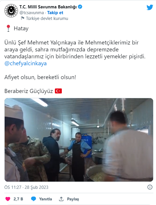 Foto - Milli Savunma Bakanlığı, Mehmet Şef'in o görüntülerini paylaştı