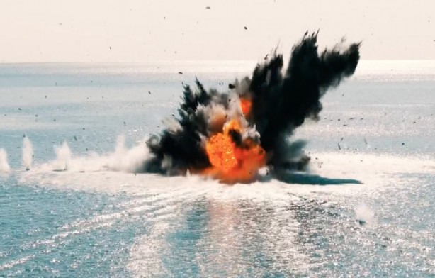 Foto - Milli Savunma Bakanlığı (MSB), ASELSAN tarafından yerli ve milli imkanlarla üretilen kamikaze insansız deniz aracı (İDA) sürüsü Albatros'un test atış görüntülerini paylaştı.