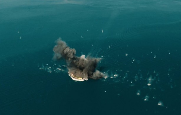 Foto - Milli Savunma Bakanlığı (MSB), ASELSAN tarafından yerli ve milli imkanlarla üretilen kamikaze insansız deniz aracı (İDA) sürüsü Albatros'un test atış görüntülerini paylaştı.