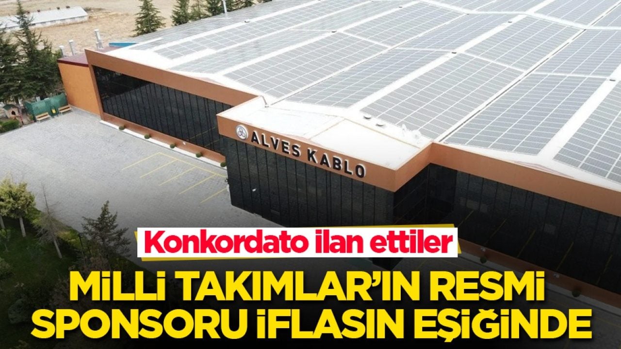 Milli Takımlar’ın resmi sponsoru iflasın eşiğinde: Konkordato ilan ettiler